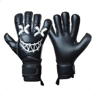 Imagem de Luva De Goleiro Difai Crazy Profissional Todas As Cores, Preto, 8