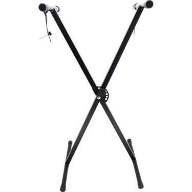 Imagem de Suporte para Teclado ST310D Ajustável de 24CM a 88CM com Trava em 5 Posições e Pés Antiderrapantes Hayonik