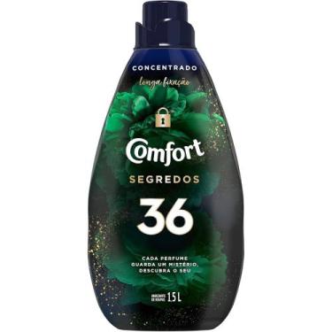 Imagem de Amaciante Comfort Concentrado Segredos 36 1,5 Litros  Kit 3un