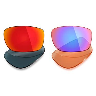 Imagem de 2 pares de lentes polarizadas de substituição da Mryok para óculos de sol Oakley Canteen 2014 – Opções