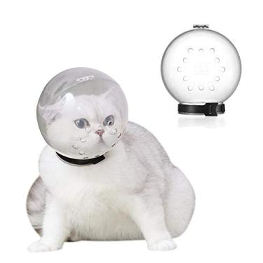 Imagem de Ovida Capuz ajustável para gatos, focinheiras respiráveis, anti-mordida, evitam mordidas e mastigação de gatos, prevenção de segurança para pequenos animais de estimação