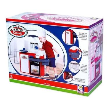 Imagem de Cozinha De Brinquedo Infantil Completa Menino Cotiplas