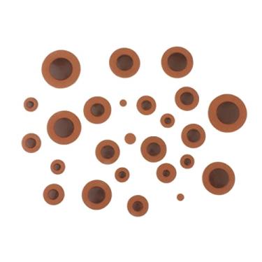 Imagem de UGPLM Almofadas Acessórios de instrumento Substituição profissional Plástico PU Proteger as teclas Universal para Sax Acessório Saxofonistas, Soprano