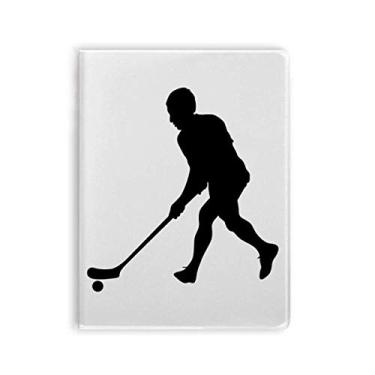 Imagem de Caderno de hóquei esportivo, corrida, educação física, capa de chiclete, diário de capa macia