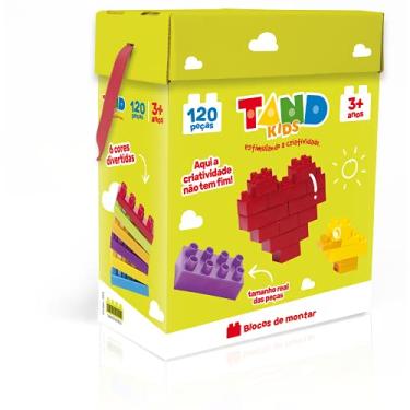 Imagem de Tand Kids - Baú 120 peças - Blocos de Montar - Toyster Brinquedos