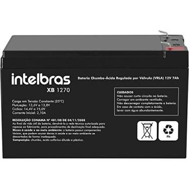 Imagem de Bateria Selada VRLA 12V 7AH XB 1270 Preto Intelbras