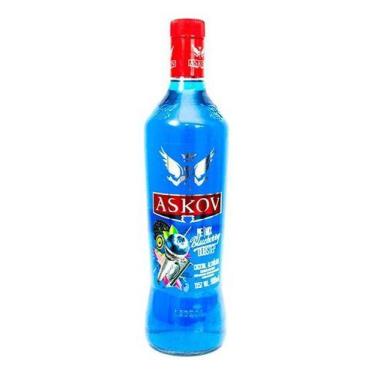 Imagem de Vodka Askov Remix Sabor Blueberry Garrafa 900ml
