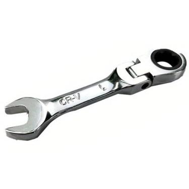 Imagem de Chave catraca de cabeça flexível 72 dentes chave de combinação de mão de alça curta para fixação automotiva e de parafusos chaves de soquete de alça curta