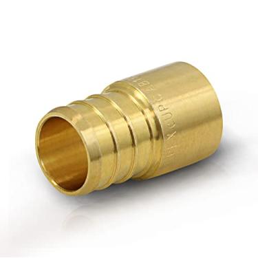 Imagem de Supply Giant Adaptador de suor fêmea QTGB1258-OM x conector de tubo PEX para conexão de 1/2" x 5/8", 40