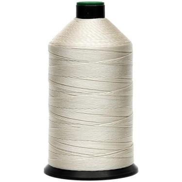 Imagem de HILOHILO Fio de nylon extra forte #207 Tex210 – 473 g, 2000 metros, solução de costura versátil para couro, estofamento, reparo de lona e mais (bege)