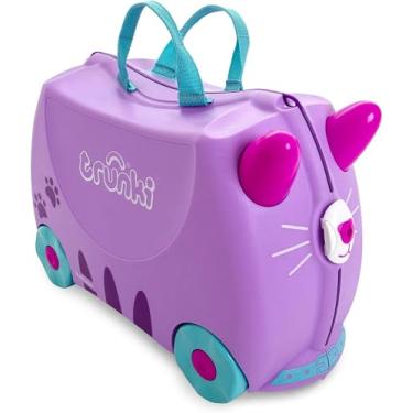 Imagem de Mala Infantil Trunki - Gata Cassie - Sua viagem muito mais divertida - cor Lilas, Trunki, Multicolorido