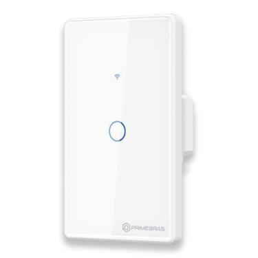 Imagem de Interruptor Inteligente 1 Botão Primebras Branco 110V 220V