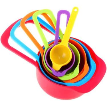 Imagem de Conjunto 6 Peças Kit Colheres Xicaras De Medida Cozinha - TZimport