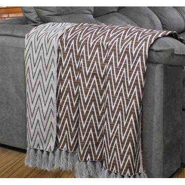 Imagem de Manta Para Sofá Dupla Face Jacquard Tripolli Missoni Grinalda - FASTLA