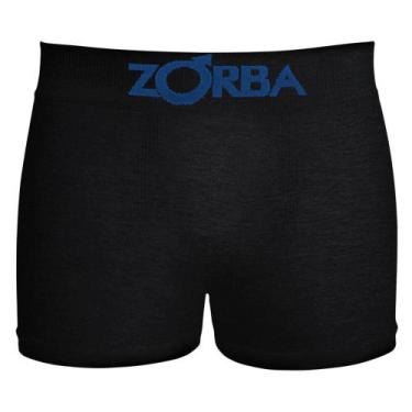Imagem de Cueca Boxer Zorba 678 Infantil, P, Preto