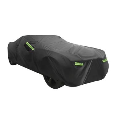 Imagem de Motoforti Capa de carro à prova d'água para Chevrolet Camaro 2010-2021 210D capa completa para carro para todos os climas à prova de vento proteção solar chuva com zíper de porta de longa duração