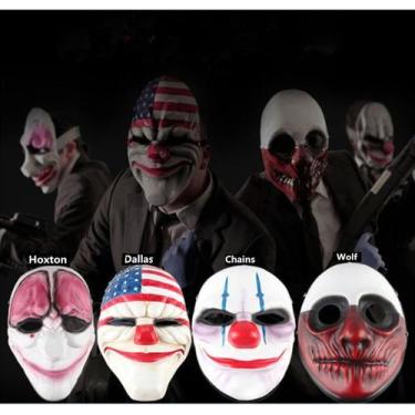 Imagem de Máscara Payday Luxo Varios Modelos Halloween Festas Carnaval - CM Pres