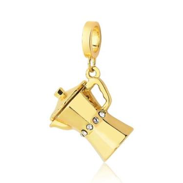 Imagem de Charm Cafeteira Italiana Revestida em Ouro - VL ACCESSOIRES