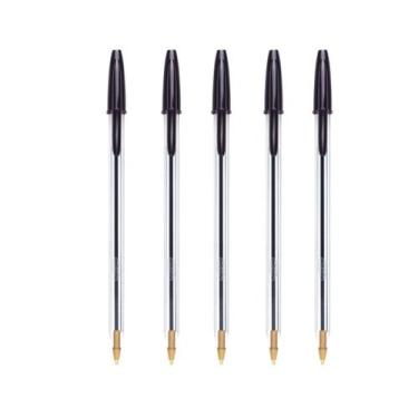 Imagem de Kit Caneta Bic Cristal 1.0 C/5 Unidades (Azul e Preta), 4
