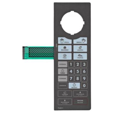 Imagem de Membrana teclado Para forno Microondas philco Pme 31 Espelhada - tnd
