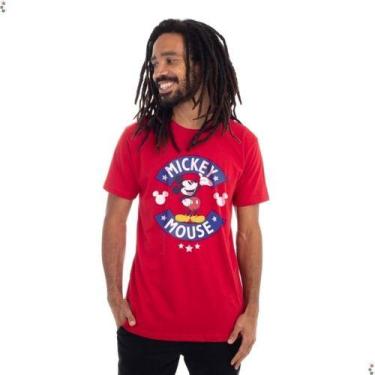 Imagem de Camiseta Clube Comix Mickey Clássico Vermelho - 100% Algodão