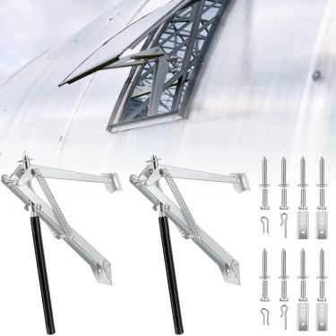 Imagem de Abridor automático de ventilação de telhado, acessórios de estufa, sensível ao calor, automático, abridor de janela de estufa, substituição, abridor de ventilação de estufa, duas molas, abridor de estufa para ventilação