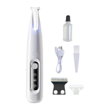 Imagem de Nishiyuenyi Kit de tosquiadeiras para cães Aparador elétrico de pelos de animais de estimação Aparador de patas de cachorro Kit de para rosto, Aparador de Patas E Cabeça
