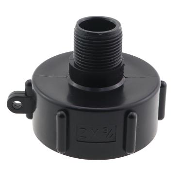 Imagem de KKUANG Adaptador Tonneau de Plástico Redutor de Mangueira Rígida com Arruela de Borracha 3/10.2 cm IBC Tonneau Acessórios Tambor Químico Encaixe Plástico Mangueira de Água Adaptador Macho para