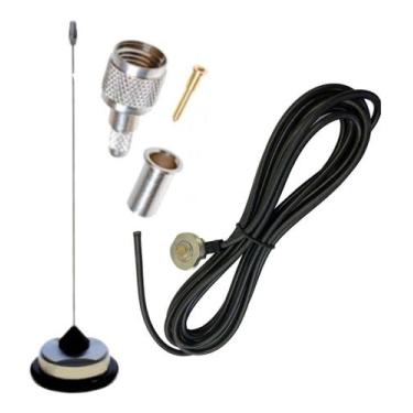Imagem de Antena Móvel Ars Eletronica Vhf Fm 1/4 De Onda Cabo 5m Mv00a