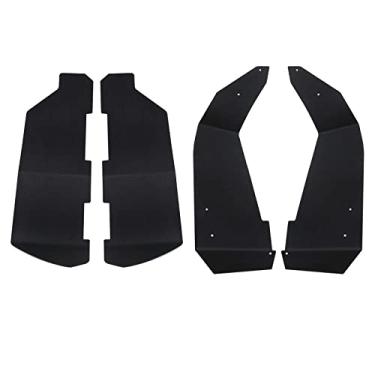 Imagem de A-Premium UTV Mud Flaps Fender Flares substituição para Polaris General 1000 2016-2018 General 4 1000 2017-2018 Conjunto de 4 peças dianteiro e traseiro