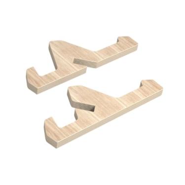 Imagem de UGPLM Double Kick Skateboard Rack Longboard Suporte portátil Salvamento de Wood Surfboard Display Rack para configuração de varejo para casa