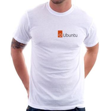 Imagem de Camiseta Ubuntu Linux - Foca na Moda, Branco, G