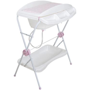 Imagem de Banheira de Bebe Kiddo com Trocador Desmontavel Shower Rosa