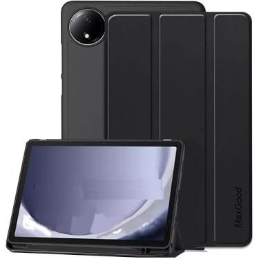 Imagem de Capa Smart Case Compatível Para REDMI Pad SE 8.7'' 2024 -Preto Leve, PU de qualidade,Anti-impressões digitais,Resistente a arranhões (Observação：Não serve para REDMI PAD 10.6'';REDMI Pad SE 11'')