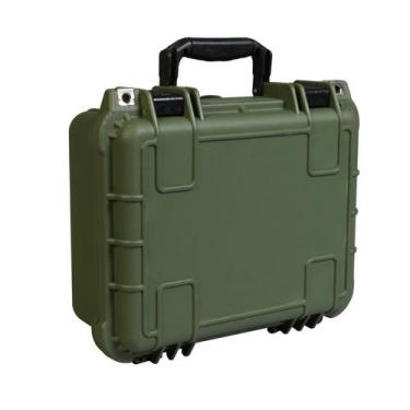 Imagem de Estojo Rígido Portátil Jack Boss à Prova D'Água - Verde - 36x29x15cm