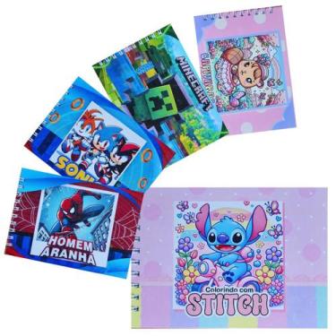 Imagem de Livro Colorir Stitch,Capivara Bobbie Goods Capa Dura Premium - JM Cria