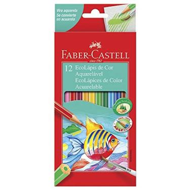 Imagem de Lápis De Cor Aquarelável Faber Castell - 12 Cores