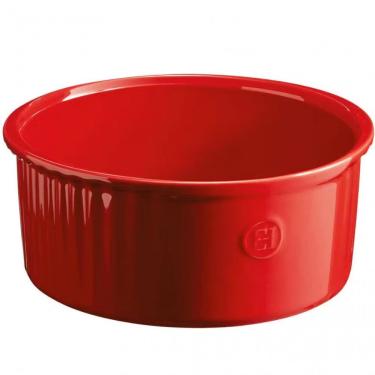 Imagem de Travessa Para Souffle Em Cerâmica 23x23 Cm Emile Henry Vermelho