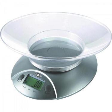 Imagem de Balança De Cozinha Digital 5kg Cinza Brasfort