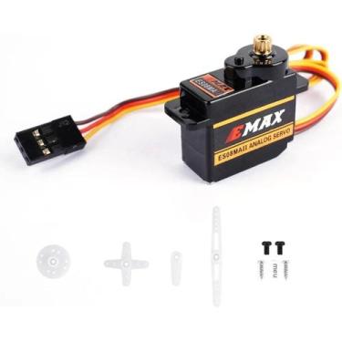 Imagem de Servo De Engrenagem De Metal Analógico 12g Para Carro RC Emax EMX-SV-0
