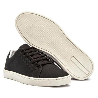 Imagem de Sapatenis Tenis Masculino Casual Silva&amp;silva Preto Branco-Masculino