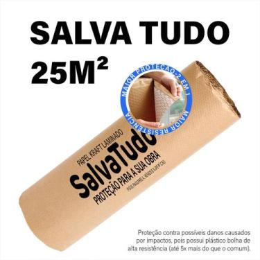 Imagem de Salva Piso de Obras Protege Porcelanato Até 25m2 Construção Reforma - 