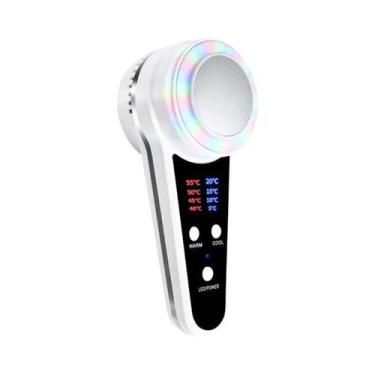 Imagem de Dispositivo De Cuidados Faciais Com Crioterapia De Fóton Azul, Martelo