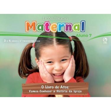 Imagem de Revista Lições Bíblica Maternal Aluno 3º Trimestre 2025 - CPAD