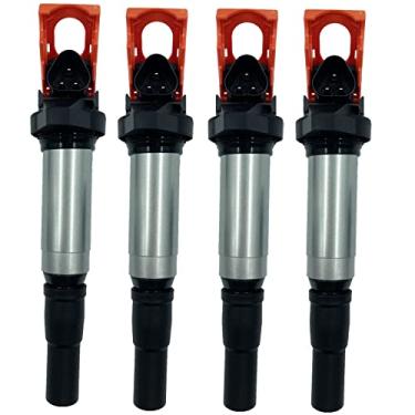 Imagem de HLZ PRODUCT Pacote Com 4 Bobinas De Ignição Alta Energia, Compatível Mini R55 R56 R57 R58 R59 R60 R61 Para Bmw Série 1 F20 F30 F35 Citroen Peugeot 1.6T 1.8T N13 N14 N18 Uf598 12137575010