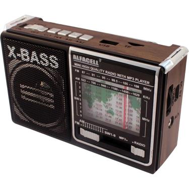 Imagem de Rádio Portátil FM AM Alfacell AL0105M Marrom