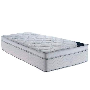 Imagem de Colchão Solteiro 88 Toronto Molas Ensacadas Branco D33 32x88x188cm