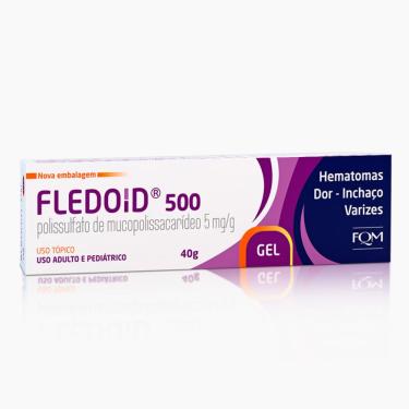 Imagem de Gel para Hematomas, Dor, Inchaço e Varizes Fledoid 500 - 40g