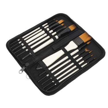 Imagem de Zerodis Jogo Profissional para Pintar Artistas, um Jogo de Pincel Acrílico de 12 Linhas, Tinta a óleo de Artista, Com um Atacante de Lápis