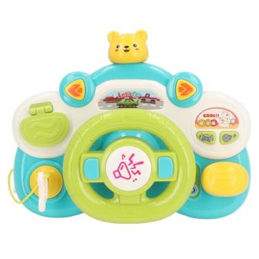 Imagem de Naroote Brinquedo do Volante para Bebês, Brinquedo de Roda de Condução Musical Leve para Criança (C)